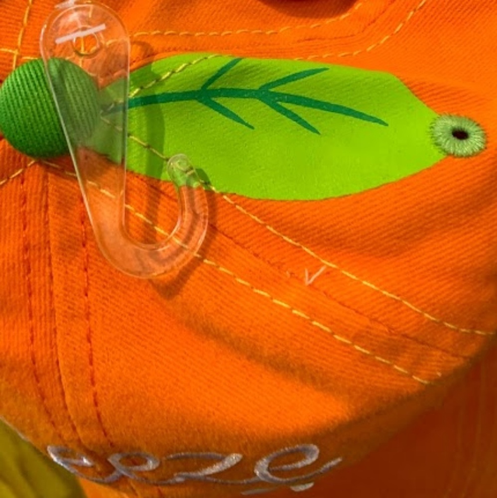 DISNEY PARKS ORANGE BIRD SQUEEZE THE DAY HAT - Picture 6 of 6